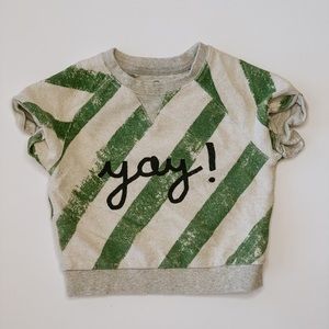 Art Class ‘YAY!’ Short Sleeve Sweatshirt
